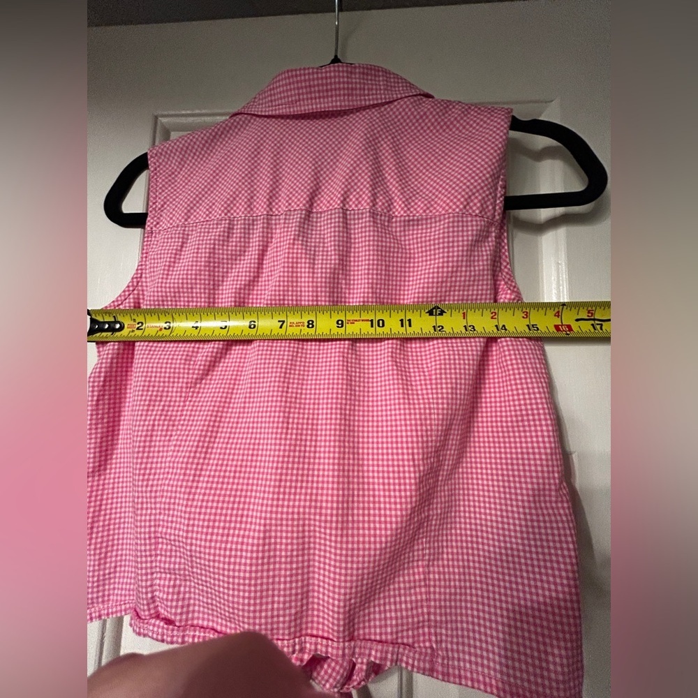 Ralph Lauren Pink Gingham Button Down Shirt - Picture 6 of 7